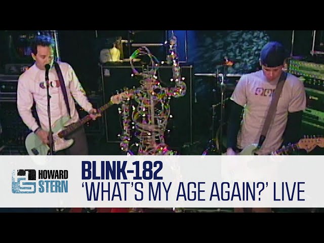 Blink-182 “What’s My Age Again?” Live on the Stern Show (2000) class=