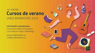 cursos verano 2023 de la UNED de Barbastro