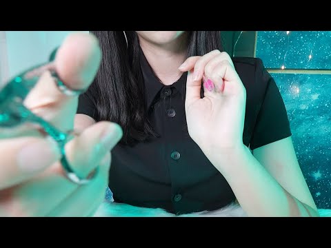ASMR 리얼한 귀털 정리 ㄷㄷ 그 수북한 귀털 내가 다 밀어버리겠어요 , 귀청소 (노토킹)