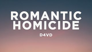 d4vd - Romantic Homicide (Lyrics) screenshot 5