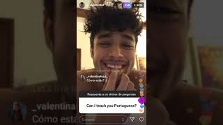 Chris, Erick y Zabdiel en El Instagram Live de Joel Pimentel