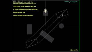 Unity Physics2D BoxCast visualization (aka "boxcast2d")