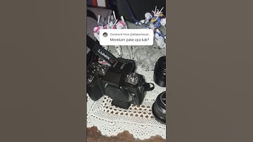 kamera dan lensa yg saya gunakan untuk membuat video stop motion #behindthescenes #QandA #shorts