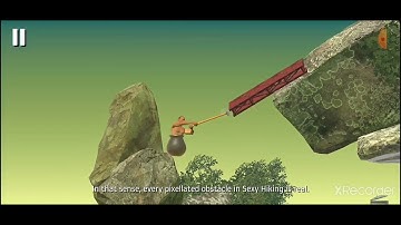 My first video of my channel getting over it #1