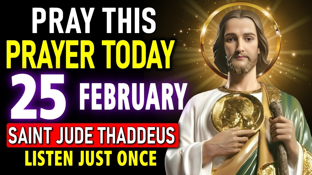 ✝️MIRACULOUS Saint Jude Prayer for Impossible Cases — Receive Your Breakthrough Today 🙏🔥