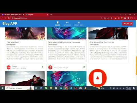 how to create responsive blog website using MERN Stack #cod #react #programm #interview