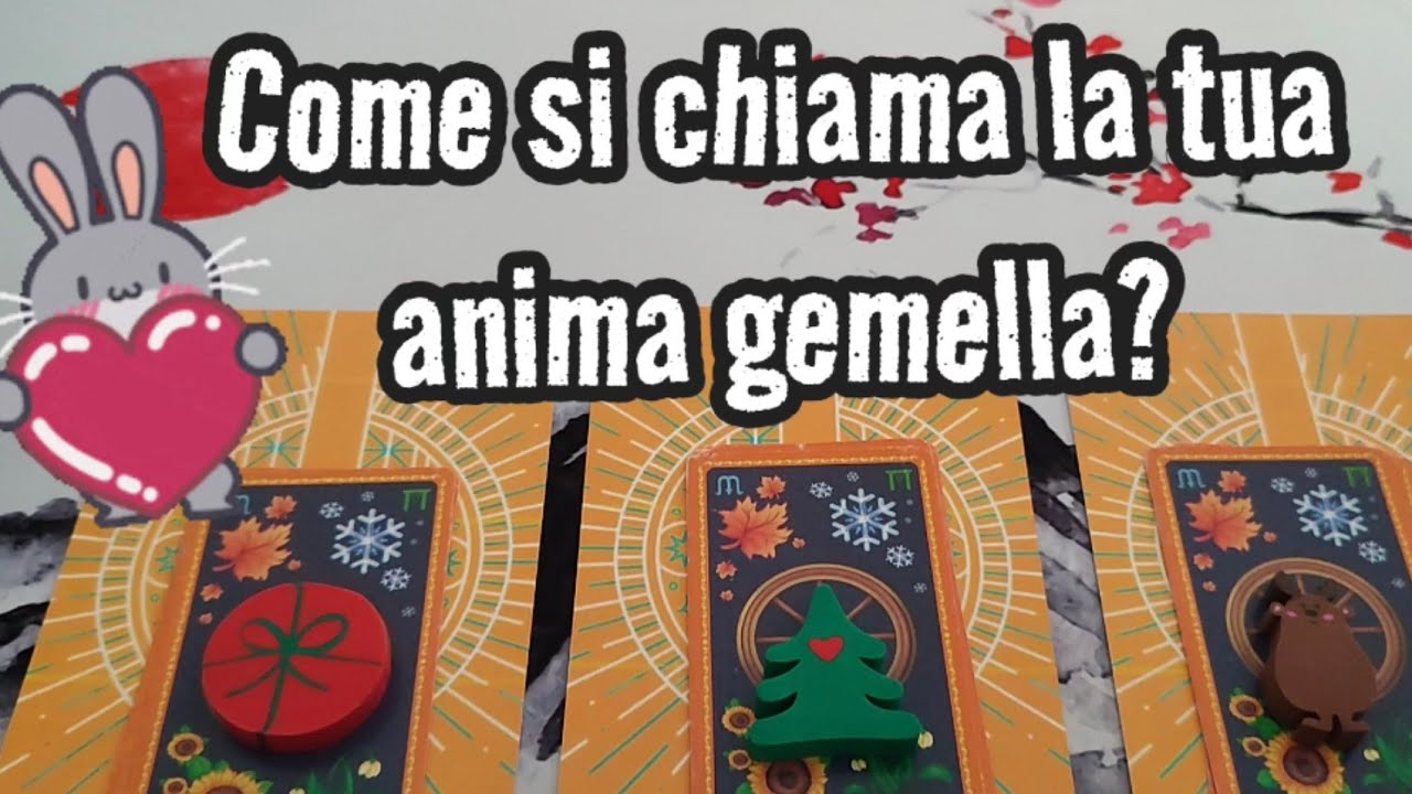 Il nome della tua ANIMA GEMELLA 😍 ️ ️ letturatarocchi interattivo tarocchi amore Il nome della tua ANIMA GEMELLA 😍 ️ ️ letturatarocchi interattivo tarocchi amore
