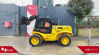 JCB 520-50 - 5M 2T TELEHANDLER - RS MACHINERY HIRE AND SALE