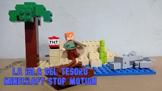 la isla del tesoro (Minecraft stop motion)