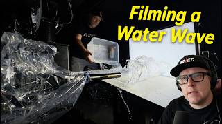 How to create a water wave for commercials BTS camera setup