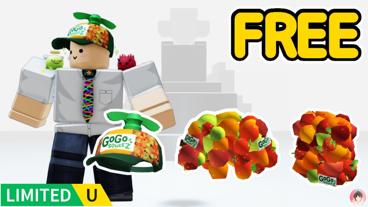Roblox : 🍊 フルーツフレニーヘリキャップなどのアイテムを無料で