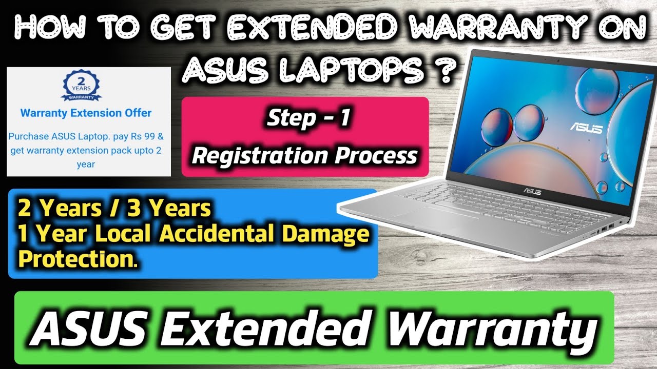 เลขหมายซีเรียล  New Update  How To Get Extended Warranty On Asus Laptops | Get Asus Extended 2 years WARRANTY in Rs.99 | Part 1