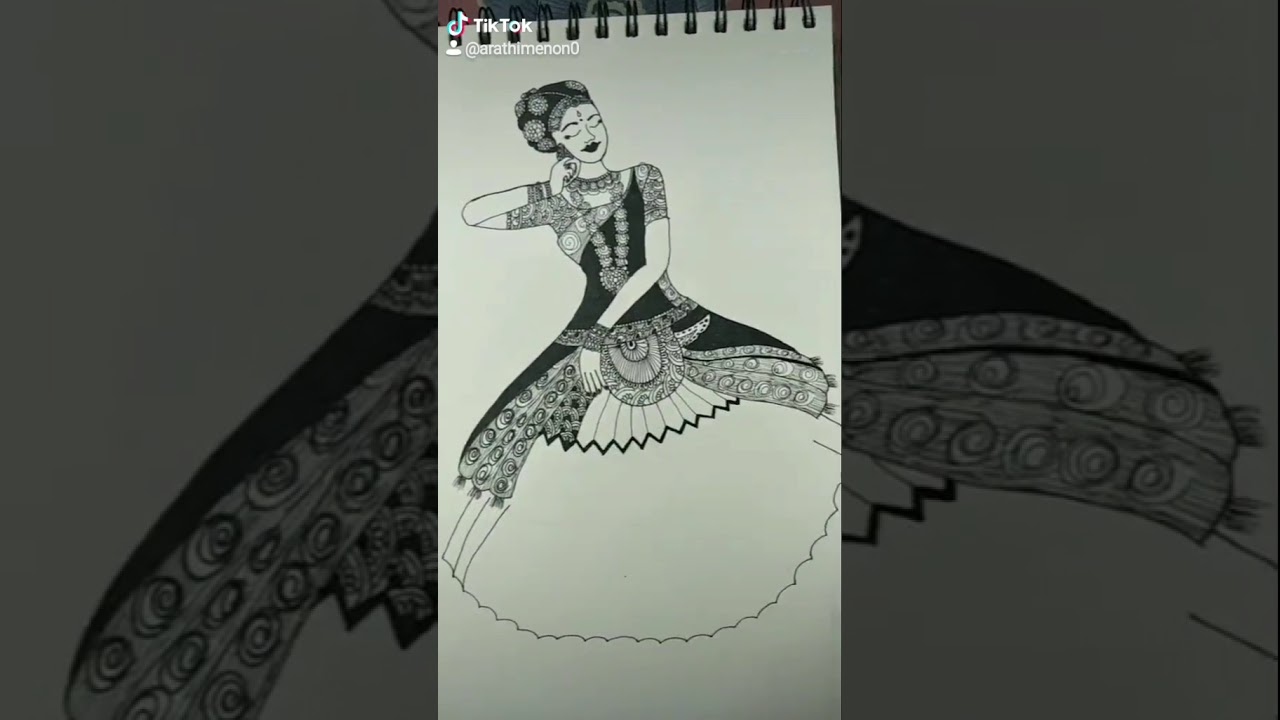 Dancing girl mandala