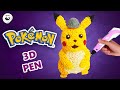 3D-ручка | Детектив Пикачу | Как рисовать Покемона Детектива Пикачу 3D-ручкой.