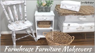 FARMHOUSE BEDROOM | Furniture Makeovers | 3 Chalk Paint Techniques