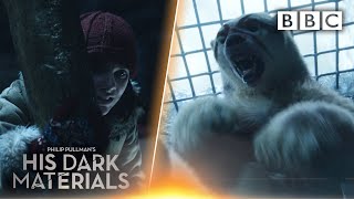 Lyra witnesses BRUTAL polar bear fight! | His Dark Materials  BBC