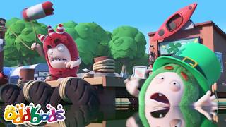 fuses unlucky run oddbods funny slapstick cartoons kids
