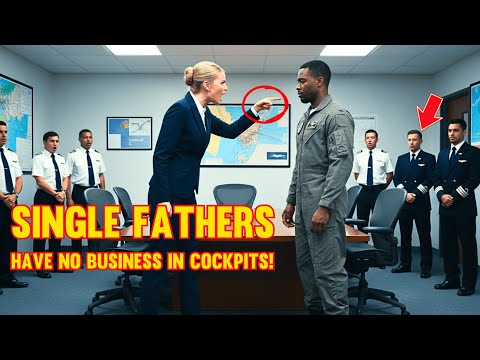 Single Dad Co-Pilot Refused by Female Pilot — Minutes Later, He Fires Her as Airline Owner!