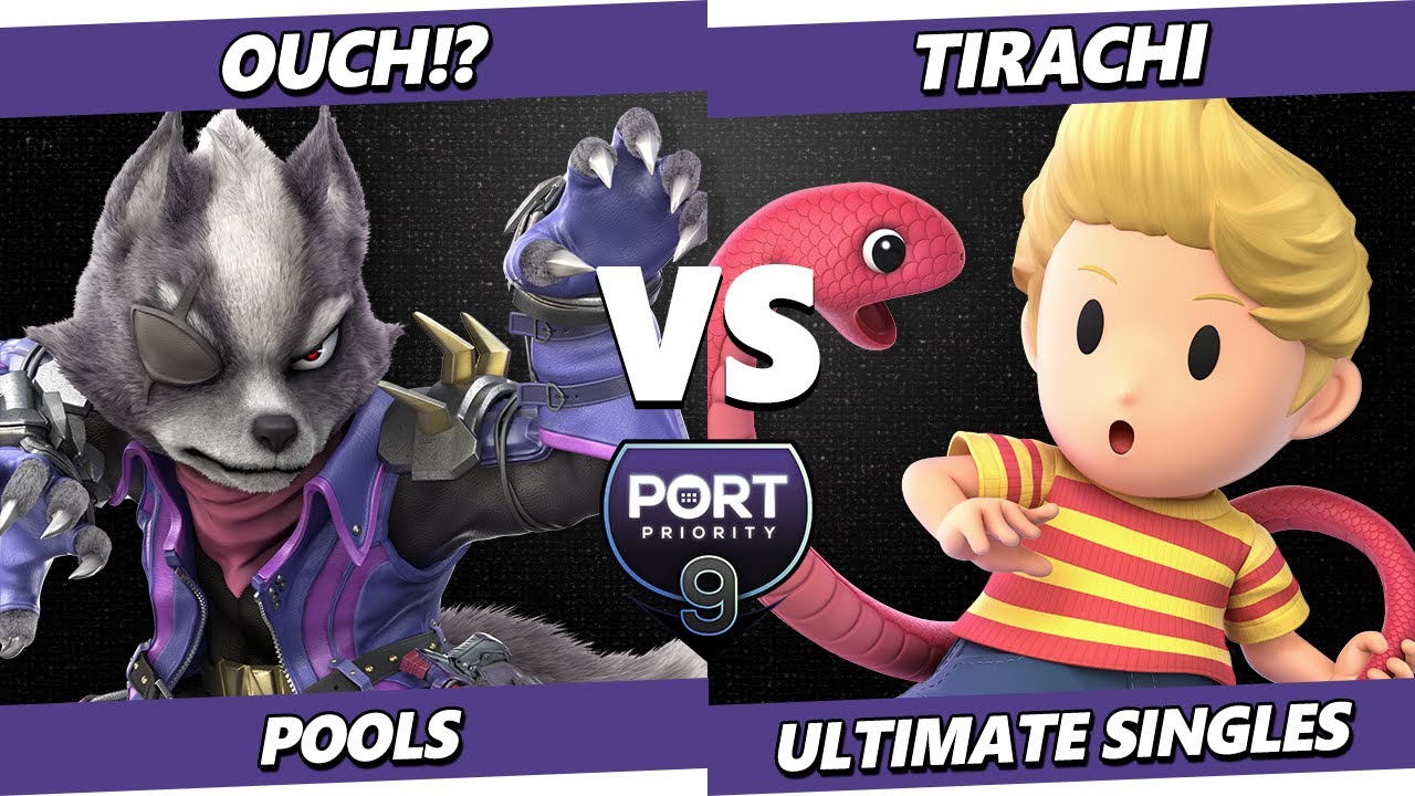 Port Priority 9 - Ouch!? (Wolf) Vs. Tirachi (Lucas) Smash Ultimate - SSBU
