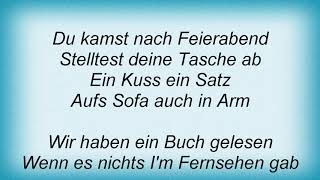 Annett Louisan - Herrenabend Lyrics