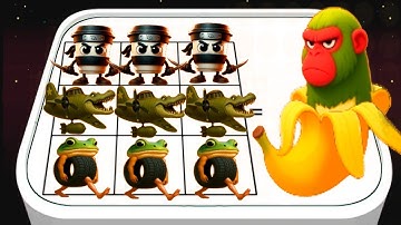 BRAINLOOP MERGE RUN : Reaching Max Level Merge Monster Battle Android Gameplay ! 