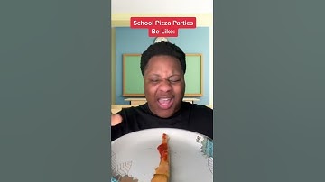 School Pizza Parties Be Like 🤣 (subscribe) #shorts