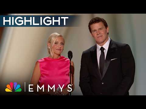 Sarah Michelle Gellar and David Boreanaz Reunite for 30th "Buffy" Reunion | 78th Emmy Awards | NBC