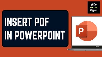 How to Insert PDF in PowerPoint