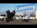 STUNTRIDE - Learning idle wheelies