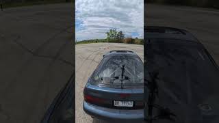 6.0 ls rx7 collects cones at Windy City Miata club autox #rx7 #lsswap #autox