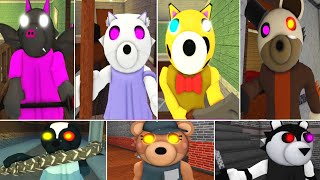 ALL NEW SKINS VS ALL NEW JUMPSCARES - Roblox Piggy Hard Mode