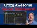 Server Monitoring DASHBOARD for inventory health metrics and alerts
