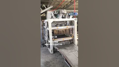 Qtj4-28 chb concrete hollow block machine popular in #philippines