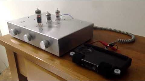 Valve radio on AM band new infinite impedance detector