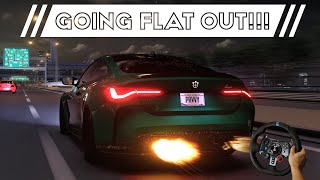 916HP BMW M4 Competition G82 | Full Send on Shutoko | Assetto Corsa | Steering Wheel | 1440p60 916HP BMW M4 Competition G82 | Full Send on Shutoko | Assetto Corsa | Steering Wheel | 1440p60