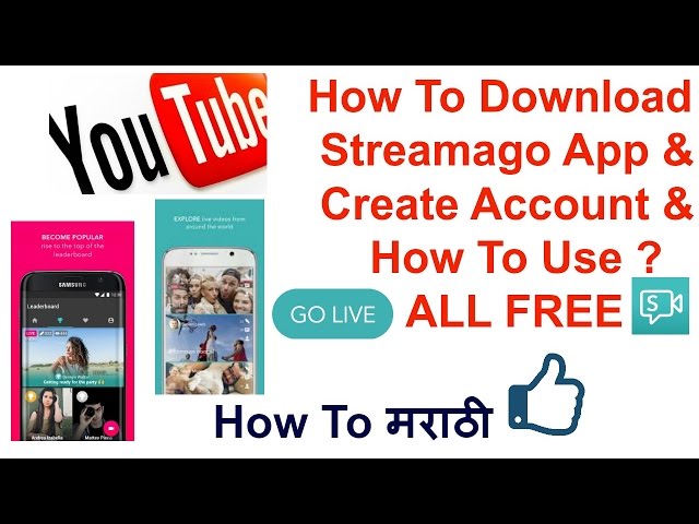 How To Download Streamago App & Create Account & How To Use ? All FREE class=