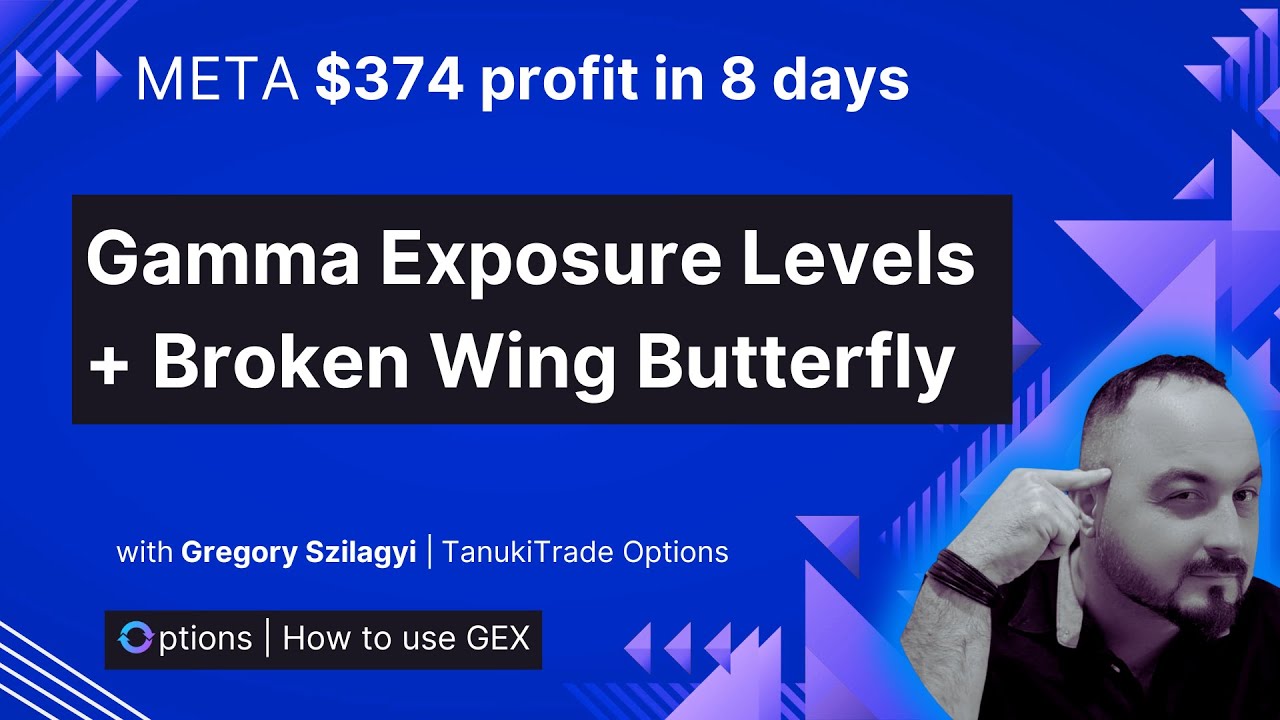 GEX + Butterfly = $374 gain in 8 Days | How to use GEX for swing trading