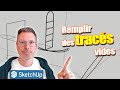 Tuto sketchup  remplir des tracs vides