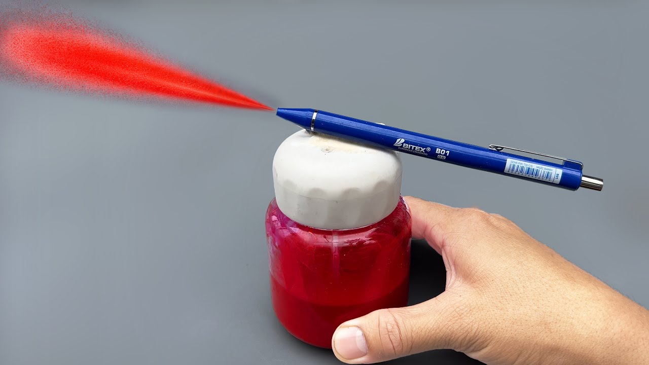 You Won't Believe It! Easy Way to DIY Paint Sprayer With a Pen