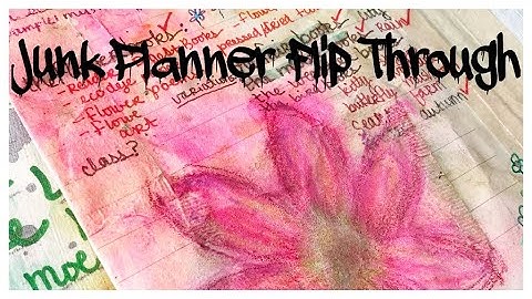 Junk Journal Flip Through: Art Journaling: Altered Book Art