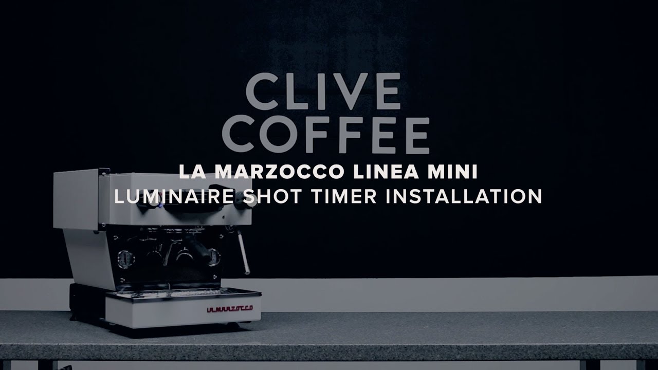 Marzocco Linea Mini | Luminaire Shot Timer Installation - YouTube