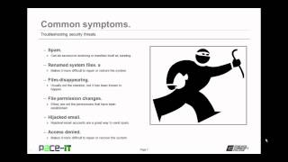 PACE-IT: Troubleshooting Security Threats