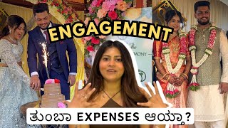 Engagement expenses | ಎಷ್ಟು ಖರ್ಚು ಆಯ್ತು ನೋಡಿ 😱 | Kannada Vlogs