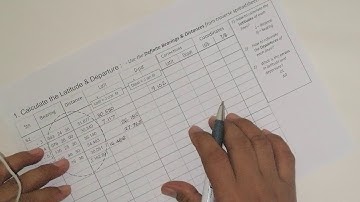 6 How to calculate Latitude & Departure