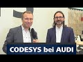CODESYS Virtual Control und Virtual Safe Control bei Audi - Interview SPS 2024