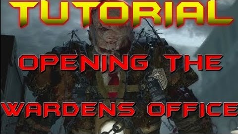 Black Ops 2 Mob Of The Dead New How to Unlock the Wardens Office Door HD!