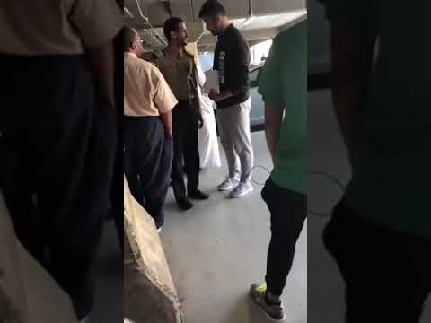 تهجم طالب على حارس امن بجامعة الملك سعود