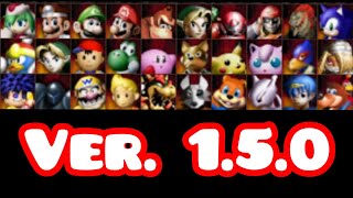 The latest update of this Super Smash Bros. 64 mod | Smash Remix All Characters Ver. 1.5.0
