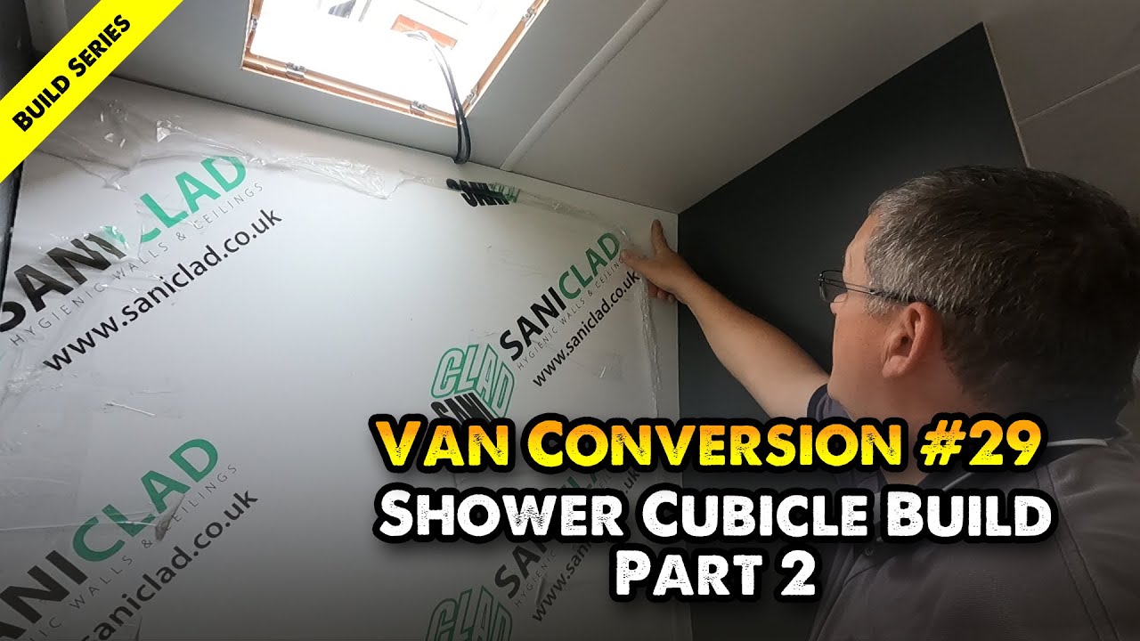 Shower built in self built campervan part 2 for ducato / relay / boxer / promaster