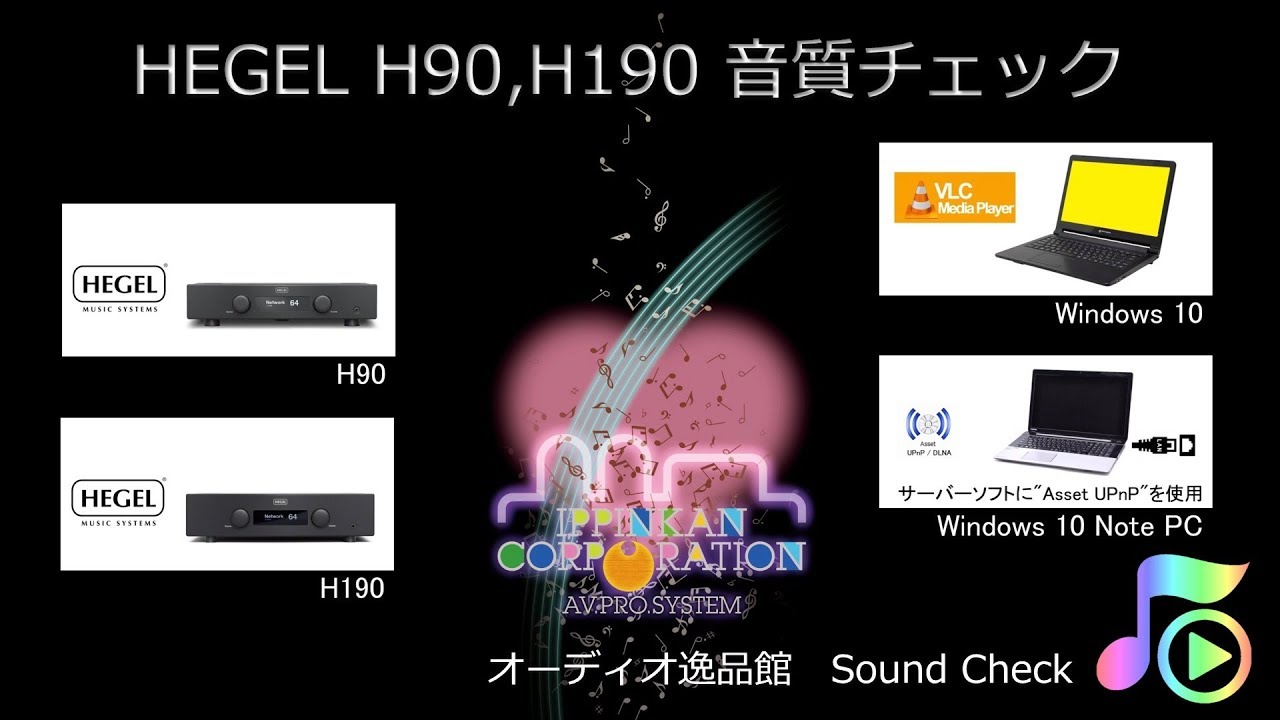 2019年2月 HEGEL H90 , H190 音質チェック - YouTube